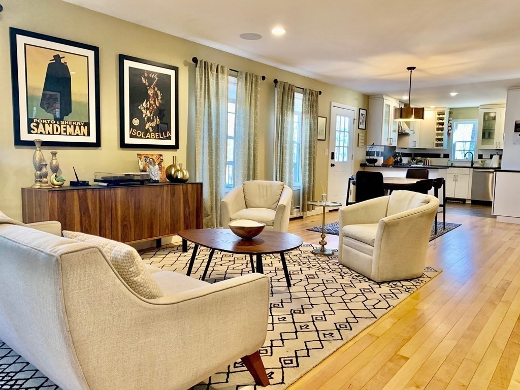 696 Florence Road Northampton, MA 01062 - Photo 3 of 35 a living room with furniture and a large window