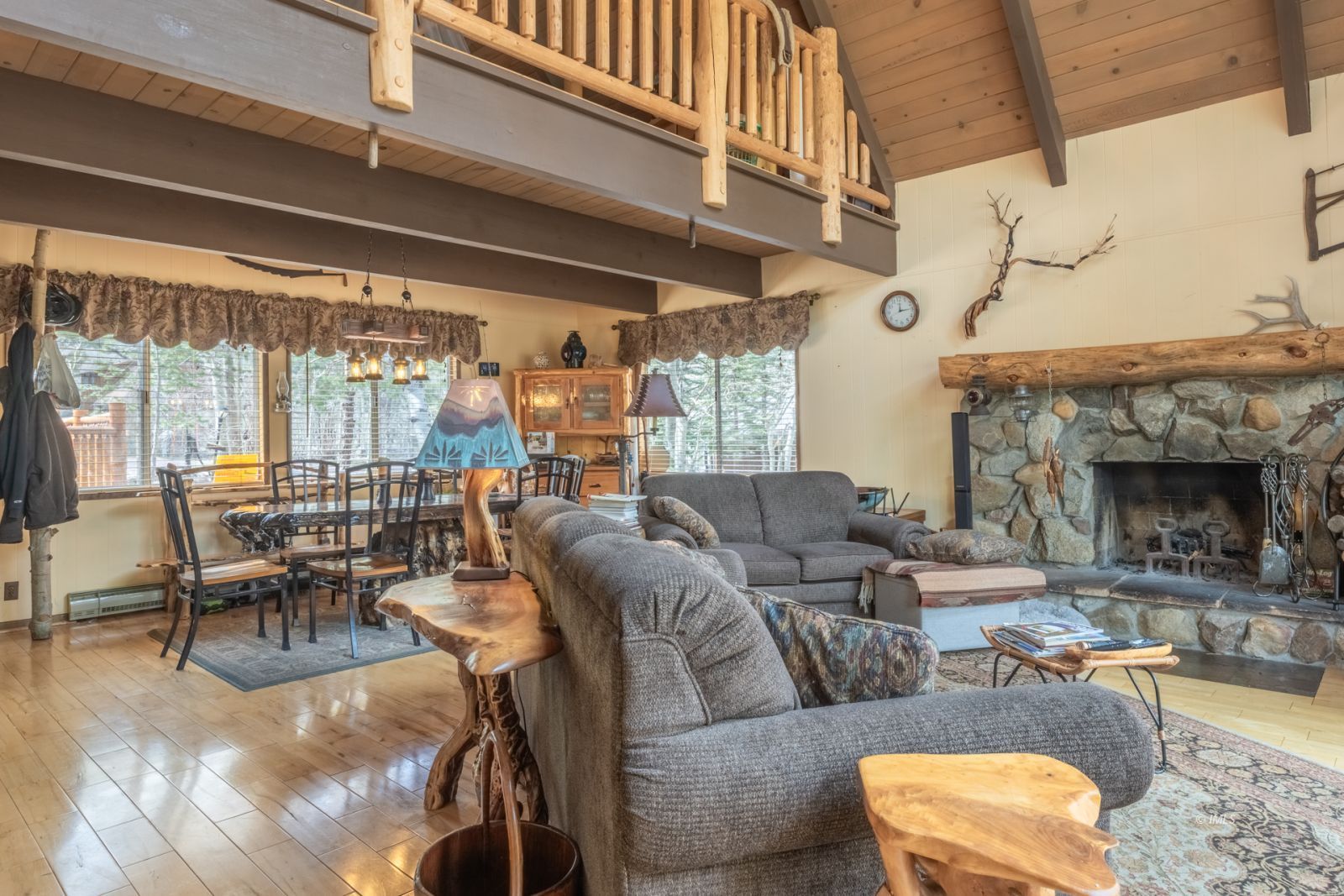 234 Brook Lane Bishop, CA 93514 - Photo 14 of 33 a living room with furniture and a fireplace