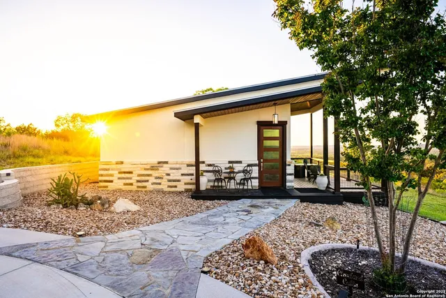 a view of ocean from a balcony
