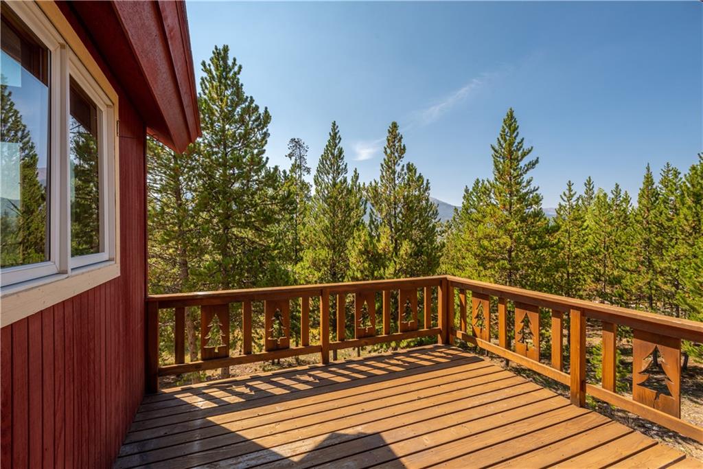 96 L Road Silverthorne, CO 80498 - Photo 28 of 35 a view of balcony with wooden floor and fence