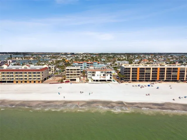 a view of a city with ocean
