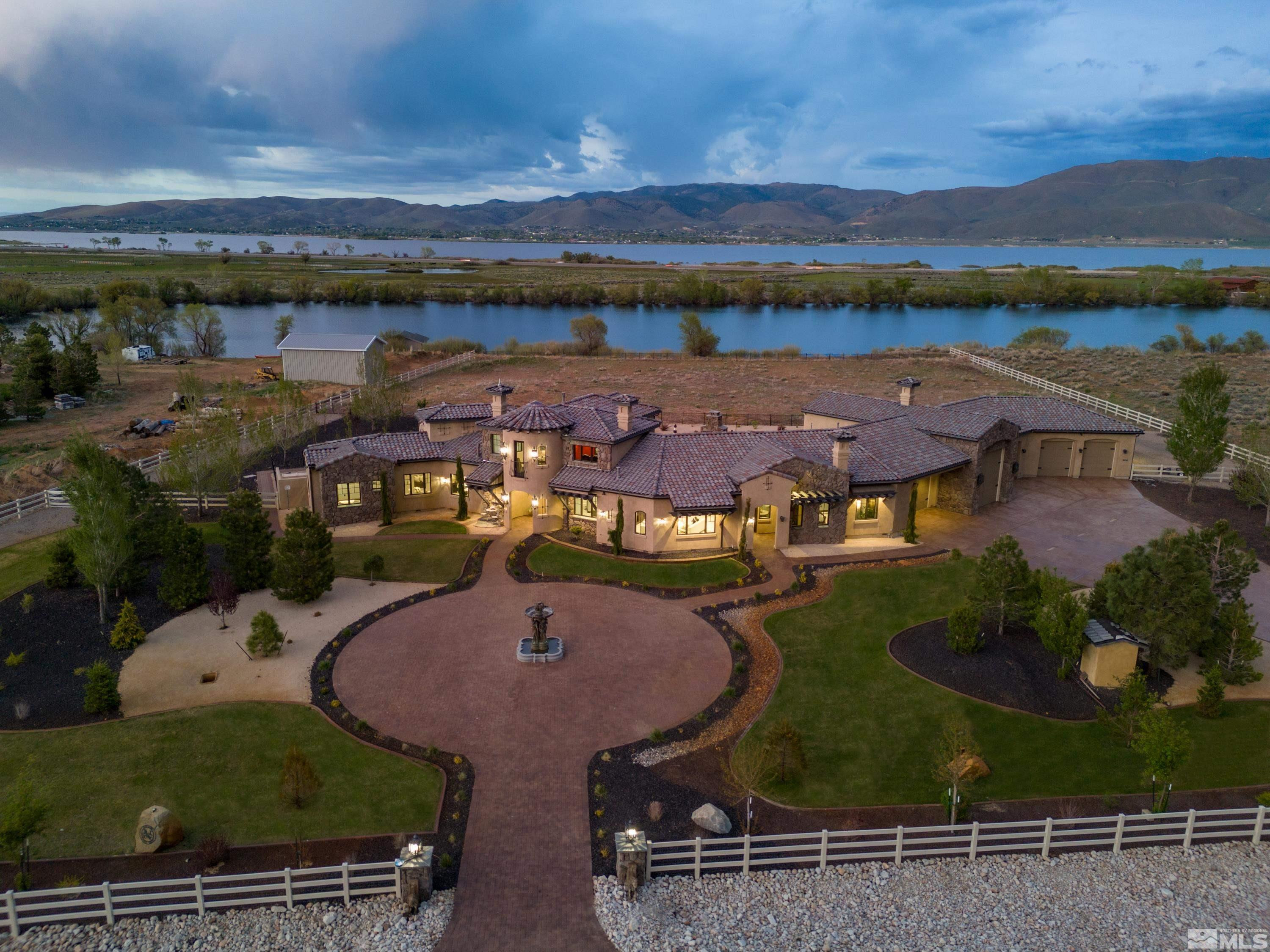 18250 Lake Vista Road Washoe Valley, NV 89704 - Photo 39 of 40 an aerial view of residential houses with outdoor space