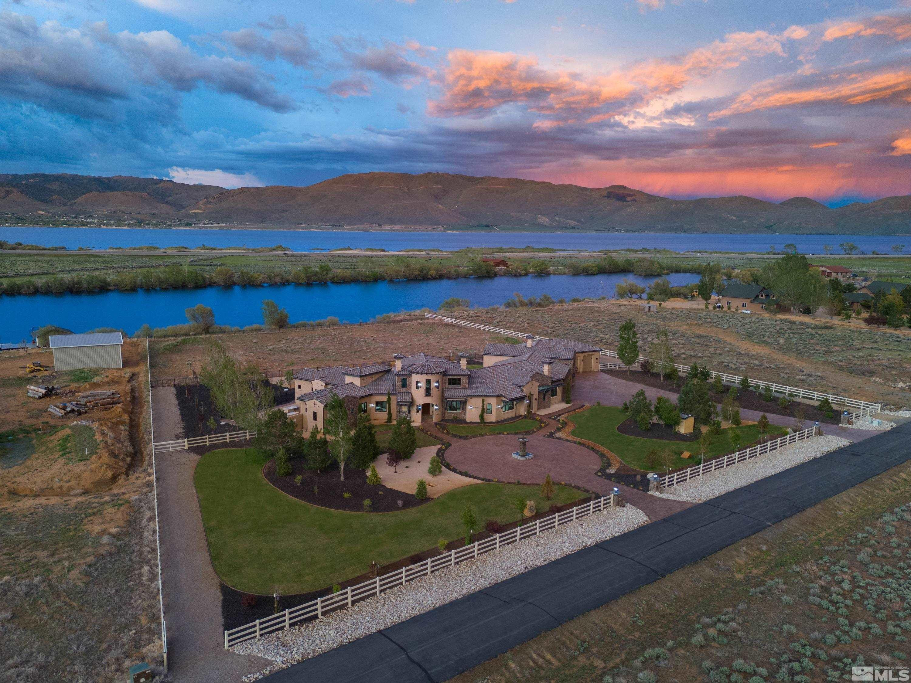 18250 Lake Vista Road Washoe Valley, NV 89704 - Photo 40 of 40 an aerial view of a house with a garden