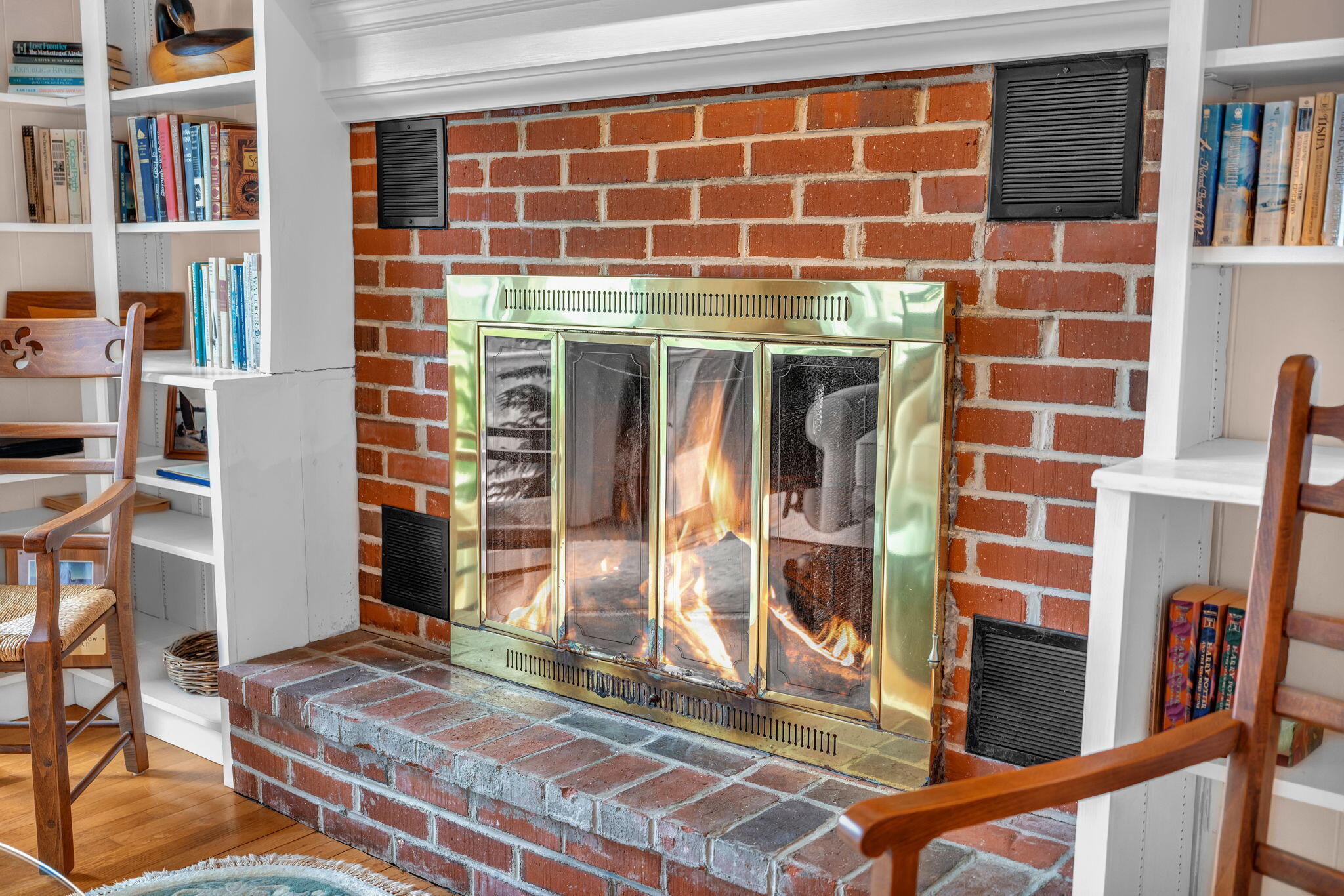 247 Island Road South Thomaston, ME 04858 - Photo 22 of 38 Wood Burning Fireplace