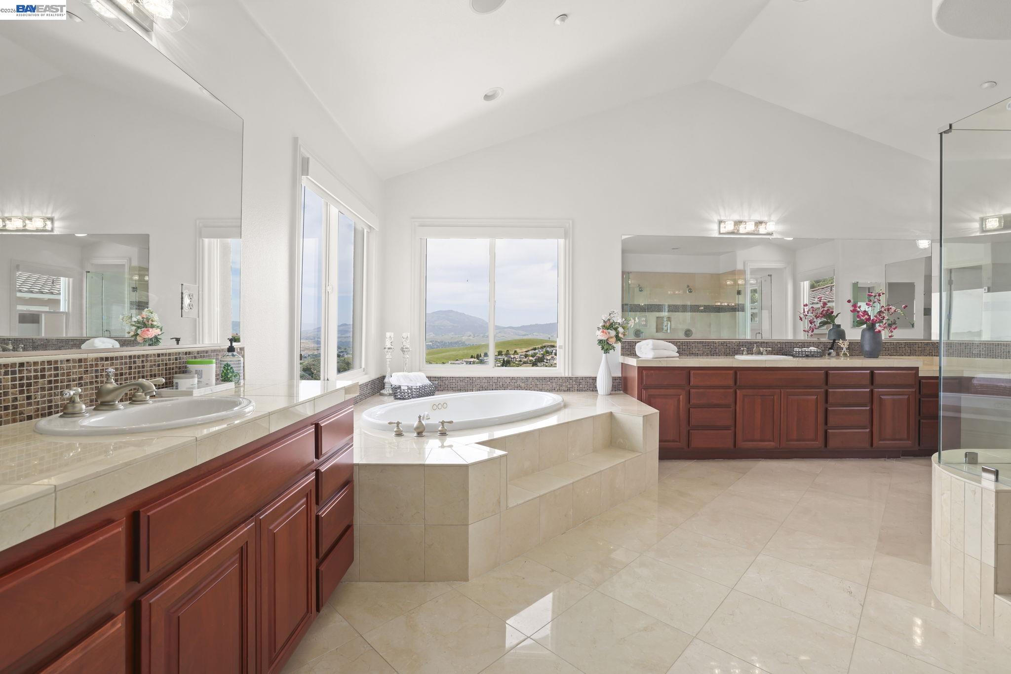 950 Winsford Court San Ramon, CA 94583 - Photo 38 of 68 a large kitchen with a large counter top sink and cabinets
