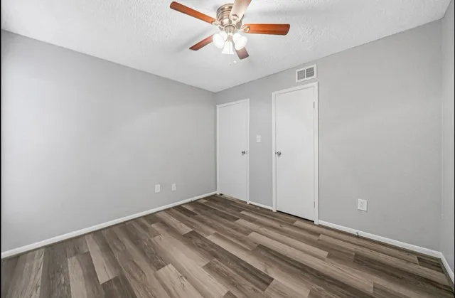 wooden floor in a room