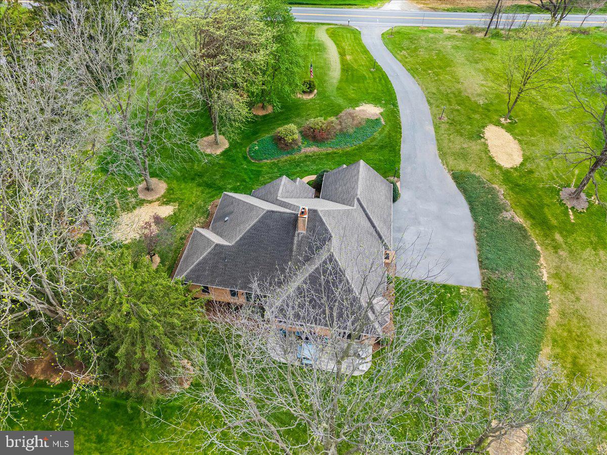 315 Rocherty Road Lebanon, PA 17042 - Photo 46 of 55 an aerial view of a house with a yard and trees