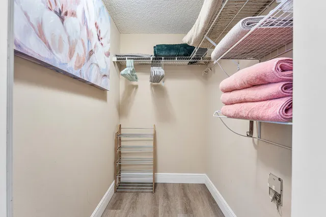 a view of hallway with stairs