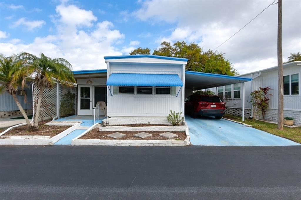a car parked in front of house