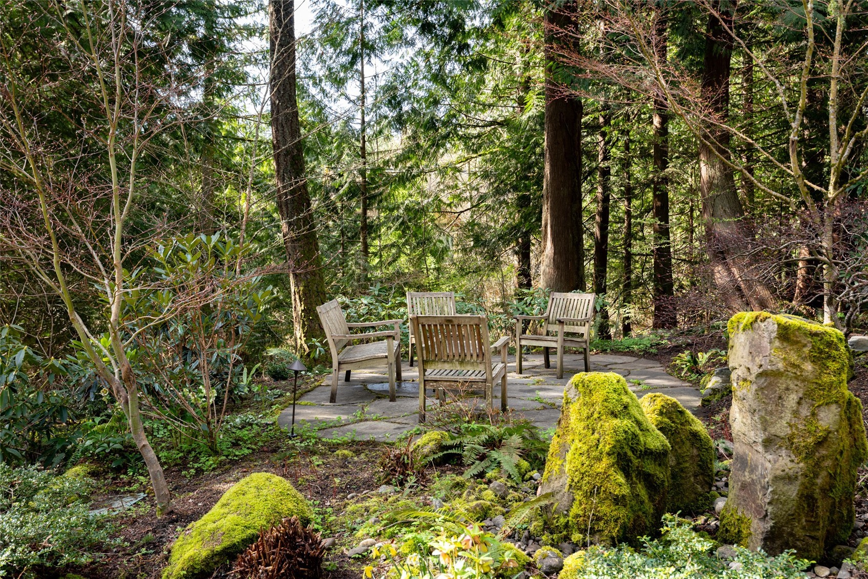2133 Academy Road Bellingham, WA 98226 - Photo 37 of 40 a view of a backyard with sitting area
