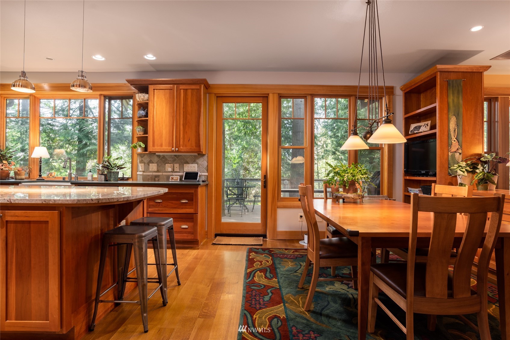 2133 Academy Road Bellingham, WA 98226 - Photo 9 of 40 a very nice looking dining room with a large window and kitchen view