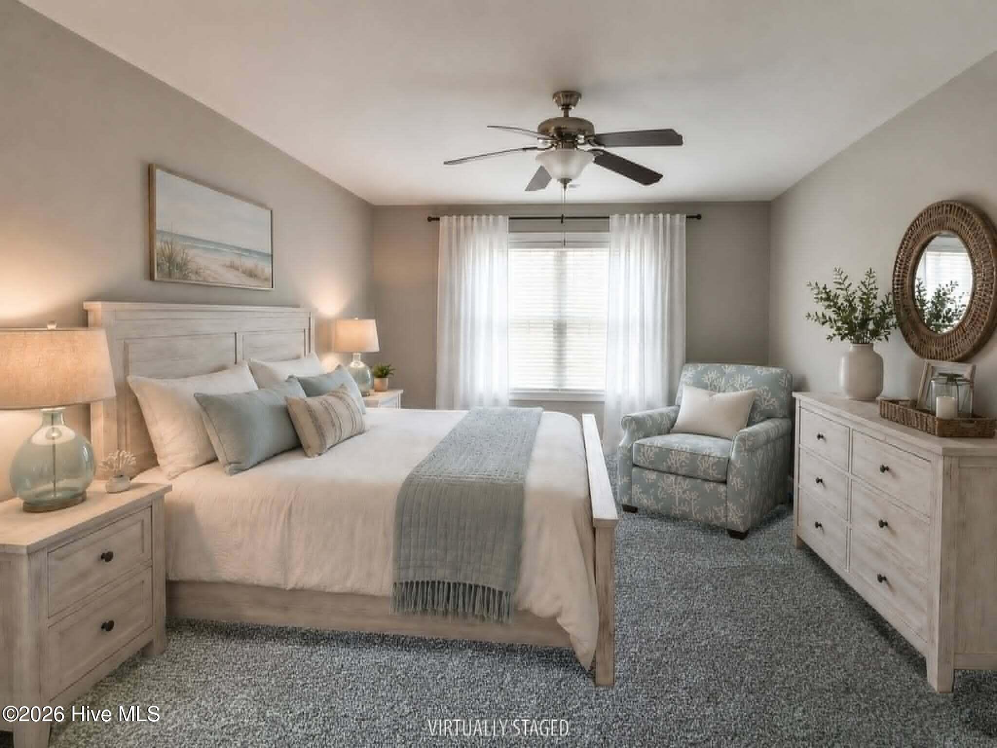 673 Morris Landing Road Holly Ridge, NC 28445 - Photo 77 of 125 Virtually staged primary bedroom
