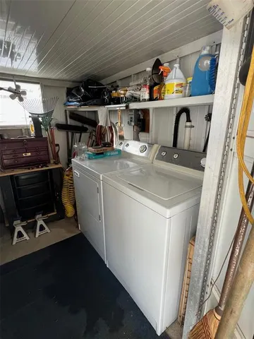 a view of storage and utility room