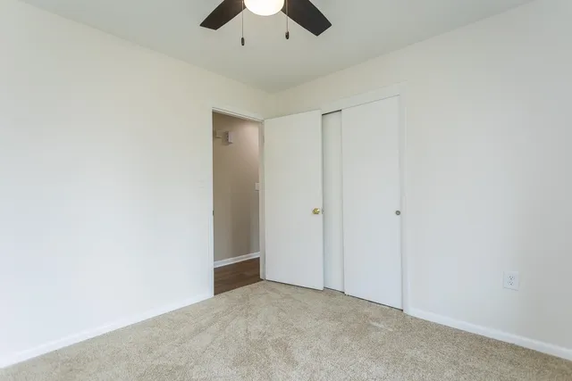 a close view of a refrigerator in the kitchen
