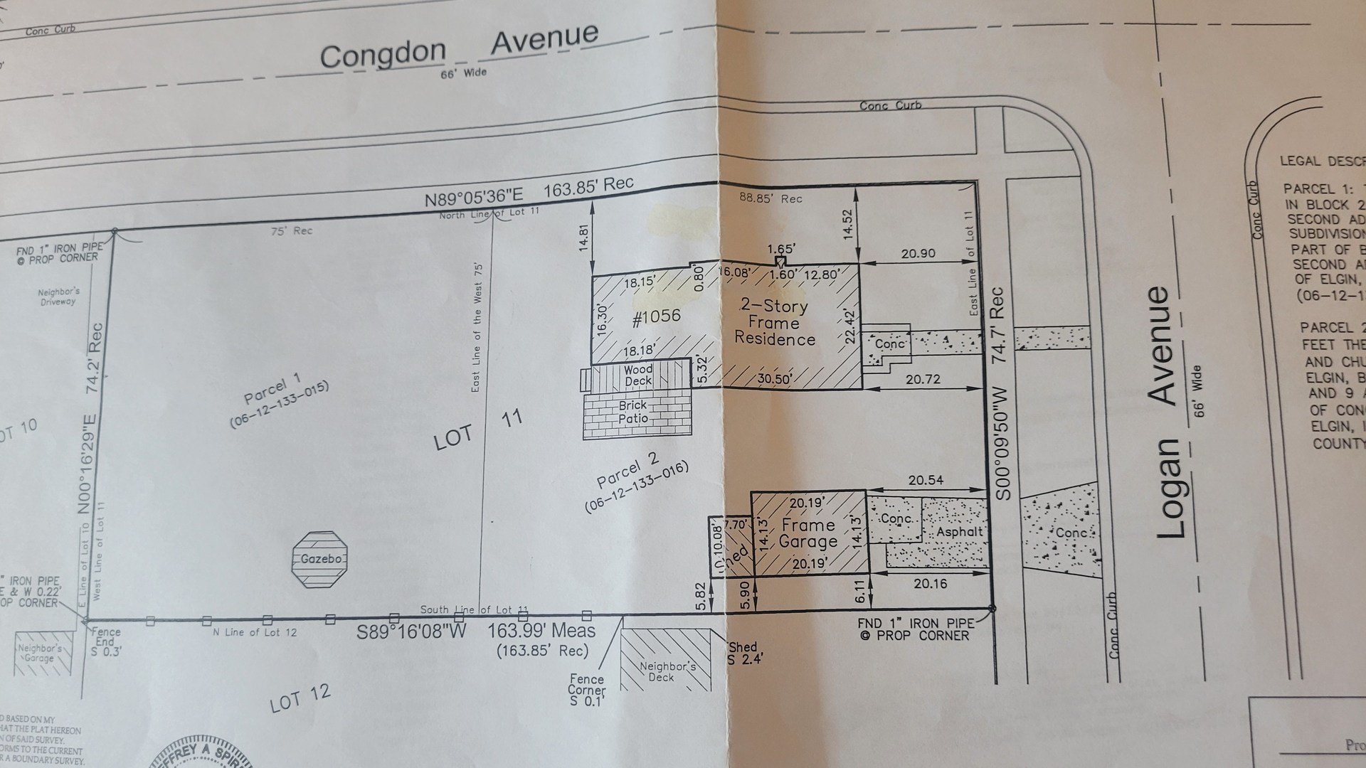 Vacant Lot Parcel 1 Vacant Congdon Avenue Elgin, IL 60120 - Photo 3 of 4 a bathroom with a shower