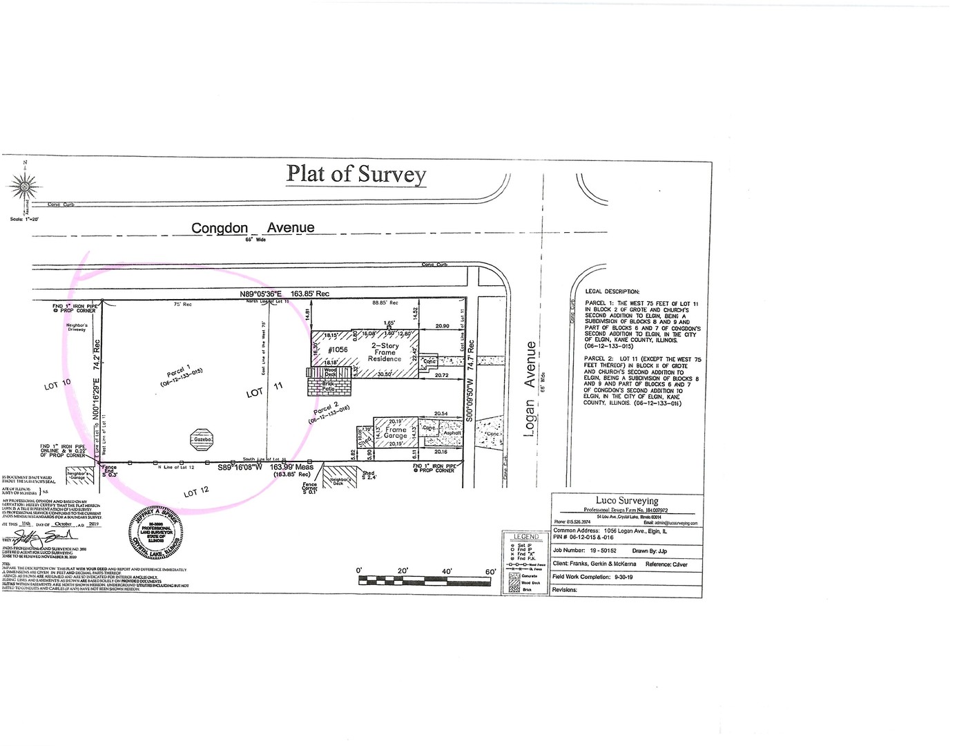 Vacant Lot Parcel 1 Vacant Congdon Avenue Elgin, IL 60120 - Photo 4 of 4 a picture of a black and white photo