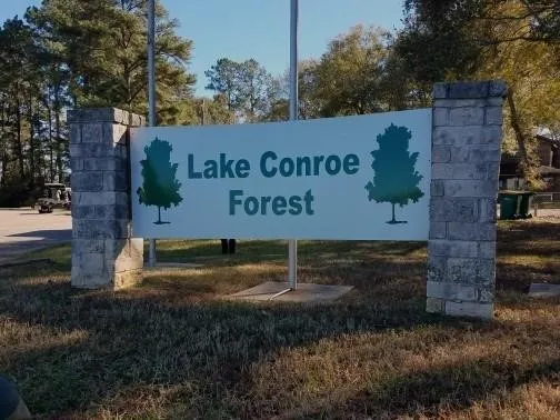 a view of a sign board