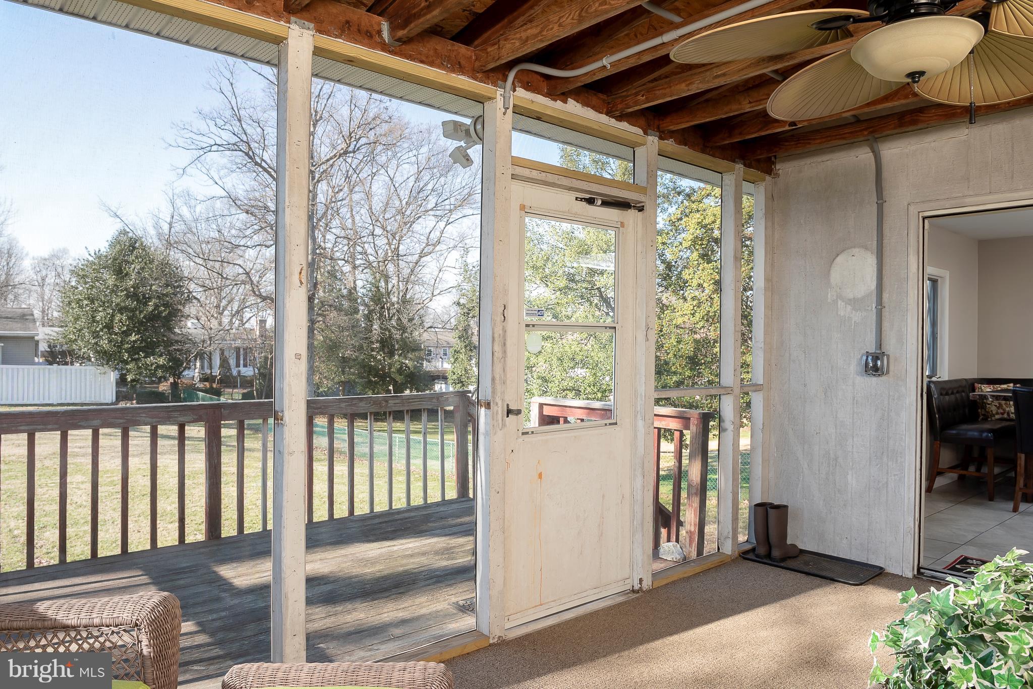110 South Longcross Road Linthicum Heights, MD 21090 - Photo 25 of 31 Screened Covered Deck Area