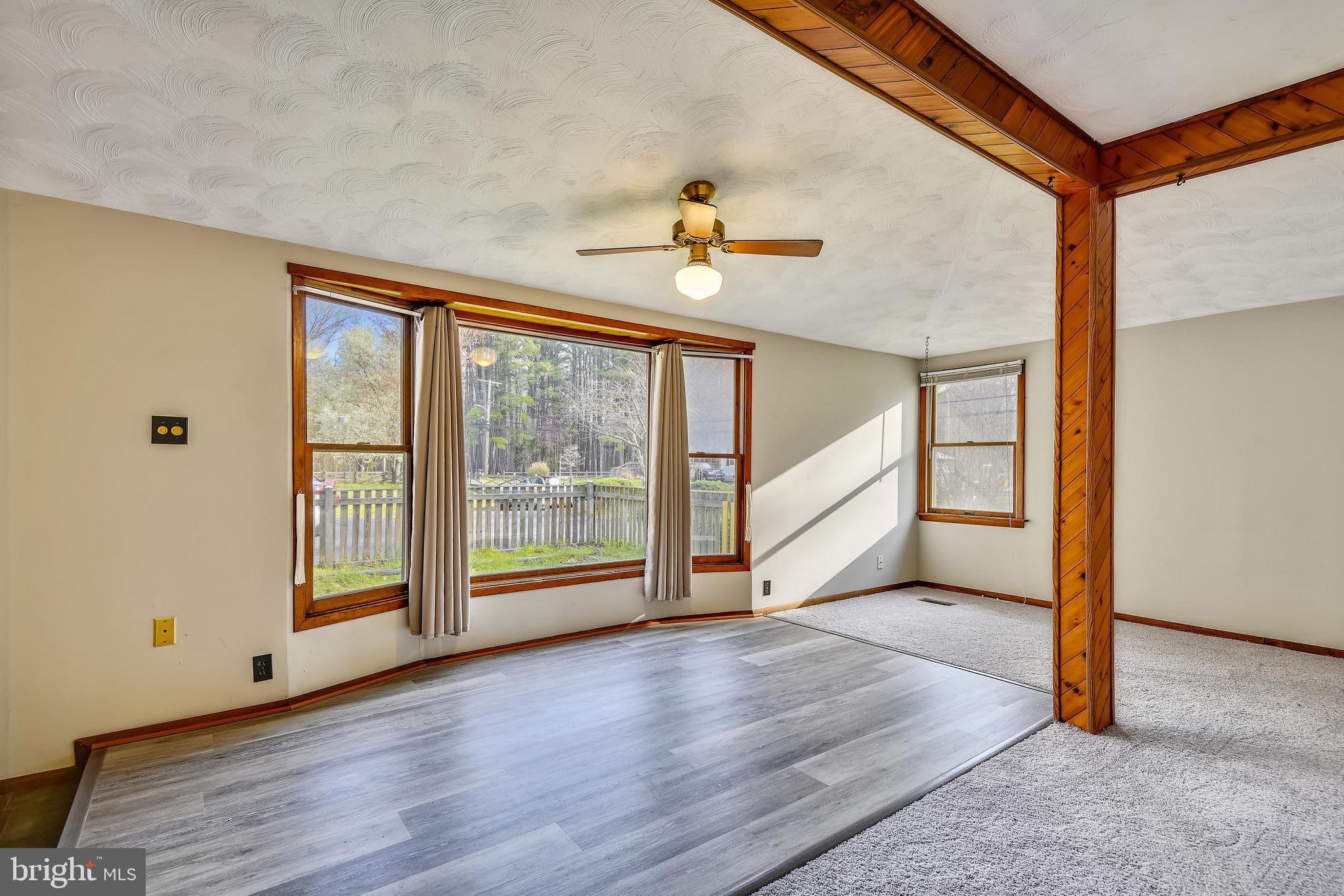 5874 Deale Beach Road Deale, MD 20751 - Photo 12 of 30 Living room with new carpet & laminate flooring