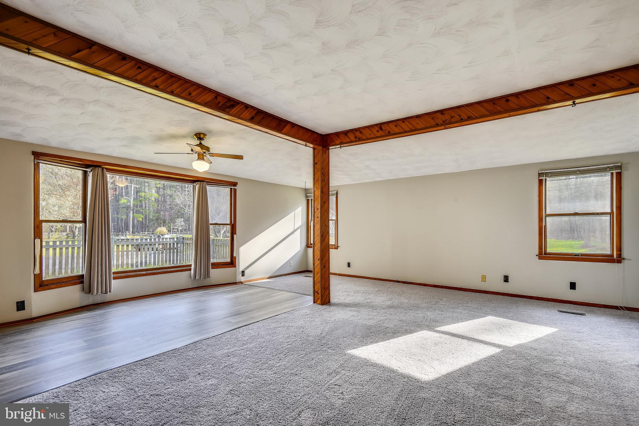 5874 Deale Beach Road Deale, MD 20751 - Photo 15 of 30 Living room with new carpet & laminate flooring