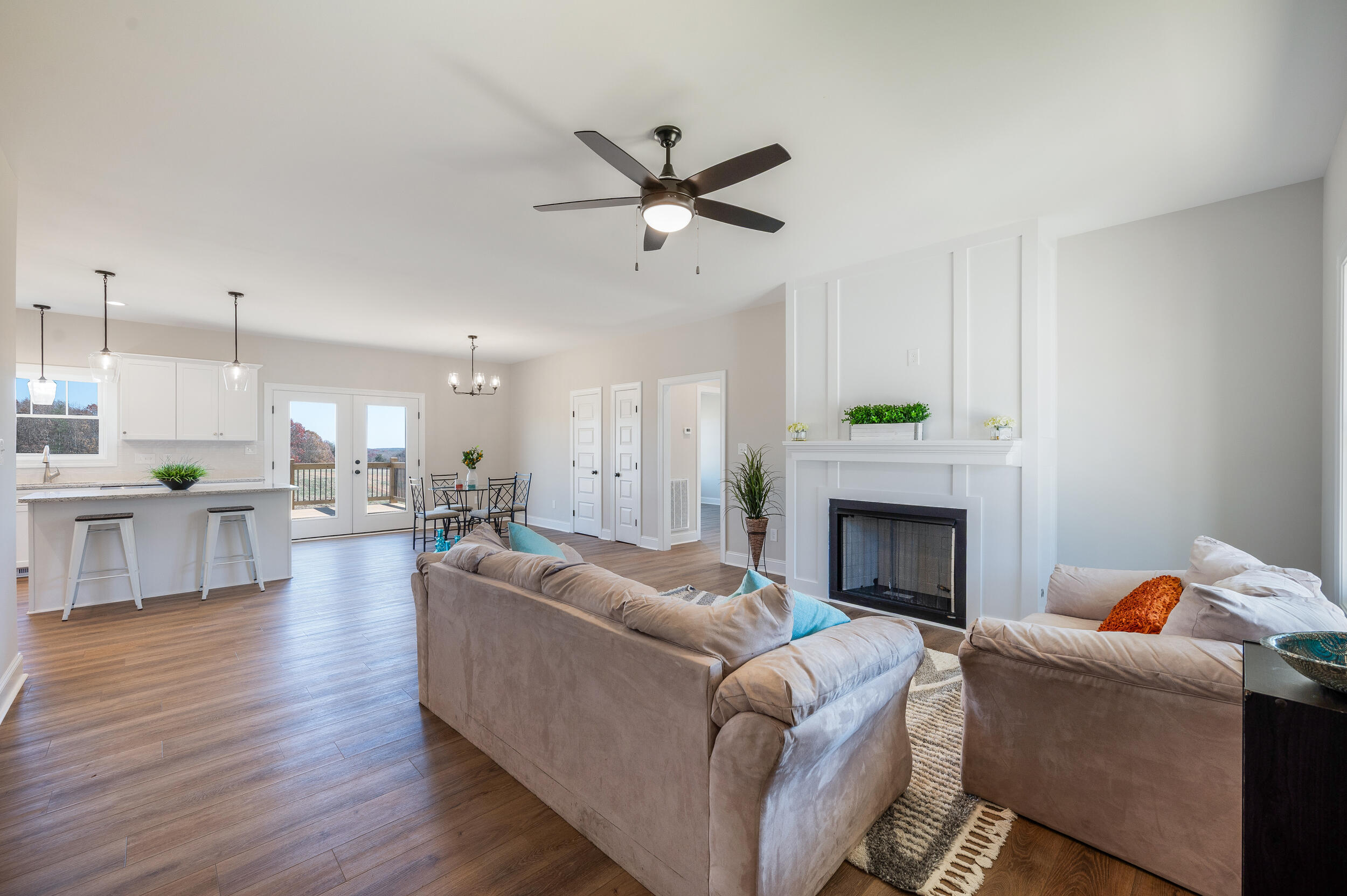 10510 Leesville Road Lynch Station, VA 24571 - Photo 3 of 60 a living room with furniture and a fireplace
