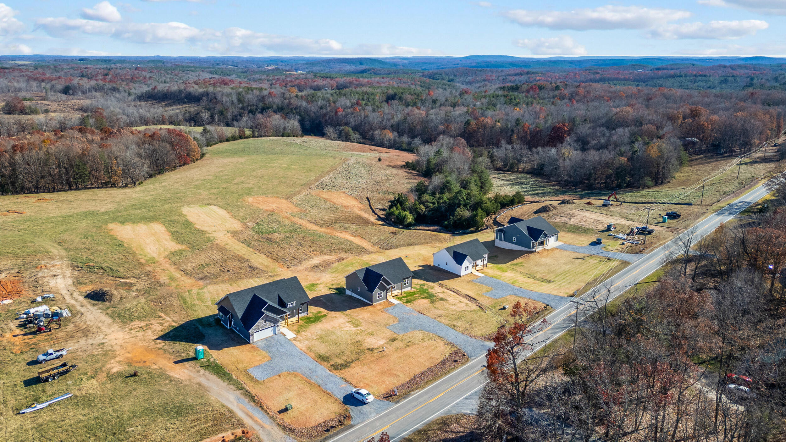 10510 Leesville Road Lynch Station, VA 24571 - Photo 56 of 60 an aerial view of residential houses with outdoor space