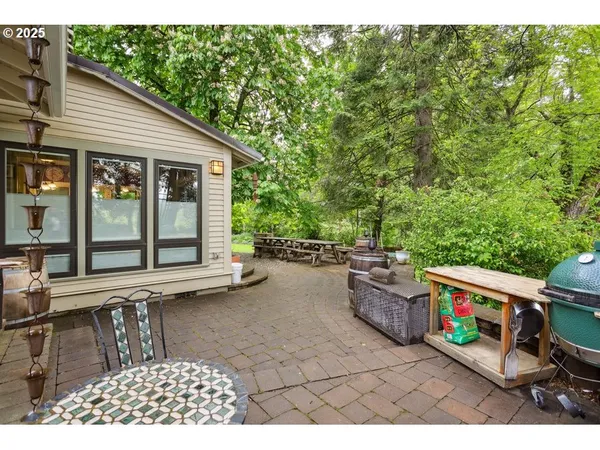 a view of outdoor space and deck