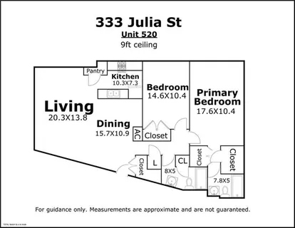 $425,000 | 333 Julia Street, Unit 520, New Orleans, LA 70130