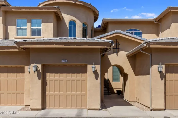 a view of a street with building