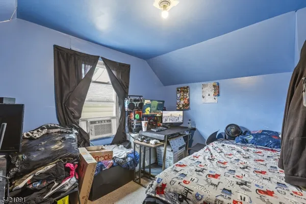 a room with furniture and a table