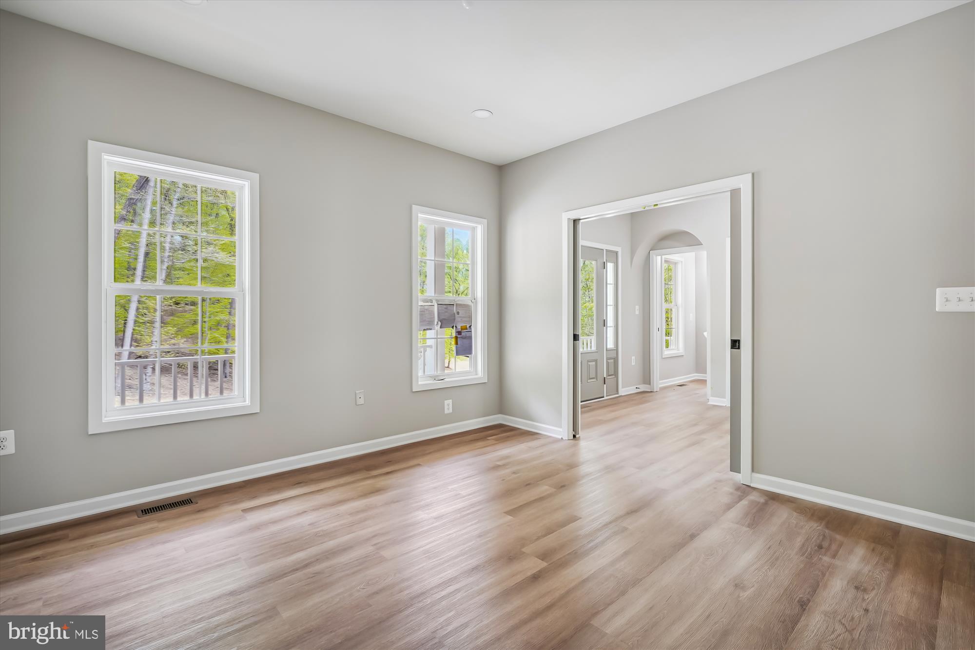 2 Eggbornsville Road Rixeyville, VA 22737 - Photo 20 of 63 an empty room with wooden floor and windows