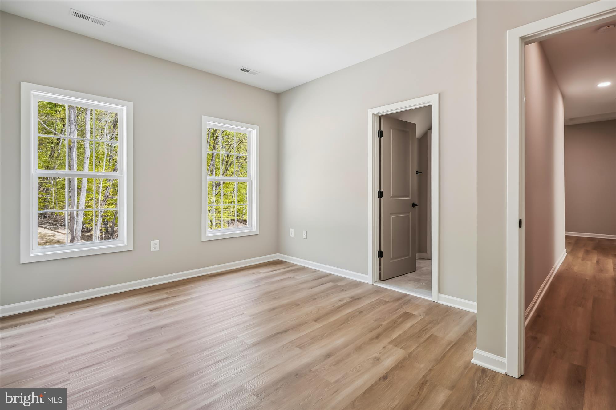 2 Eggbornsville Road Rixeyville, VA 22737 - Photo 43 of 63 a view of an empty room with wooden floor and a window