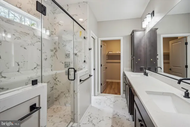 a view of balcony with wooden floor