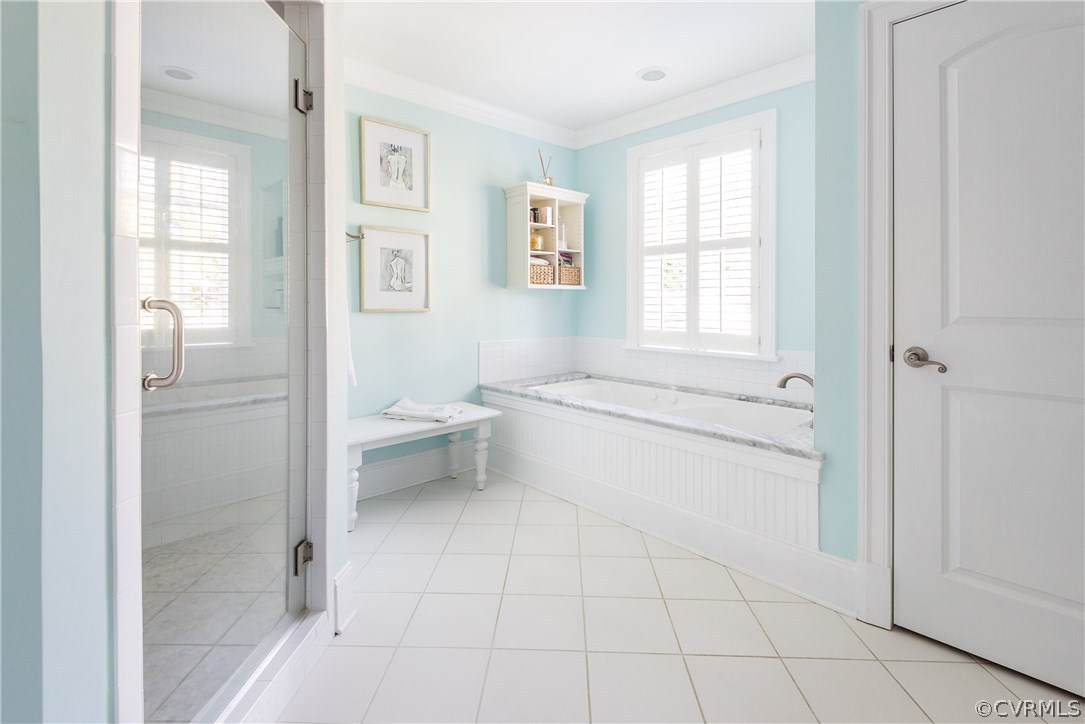 204 Seneca Road Richmond, VA 23226 - Photo 24 of 47 Spa Like Master Bath with large shower, soaking tu