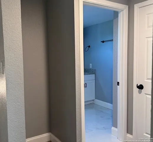 a close view of closet