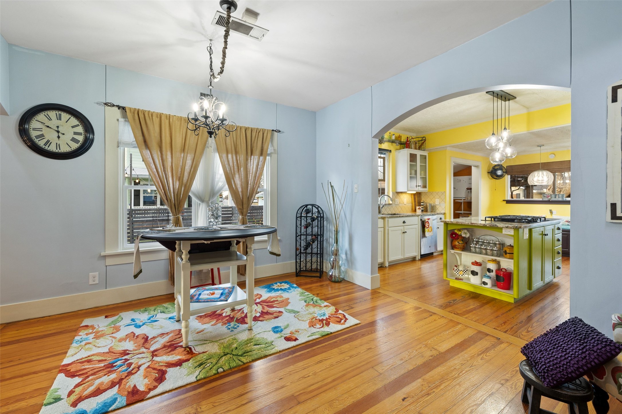 1507 South Church Street Georgetown, TX 78626 - Photo 14 of 40 a living room with fireplace furniture and a table