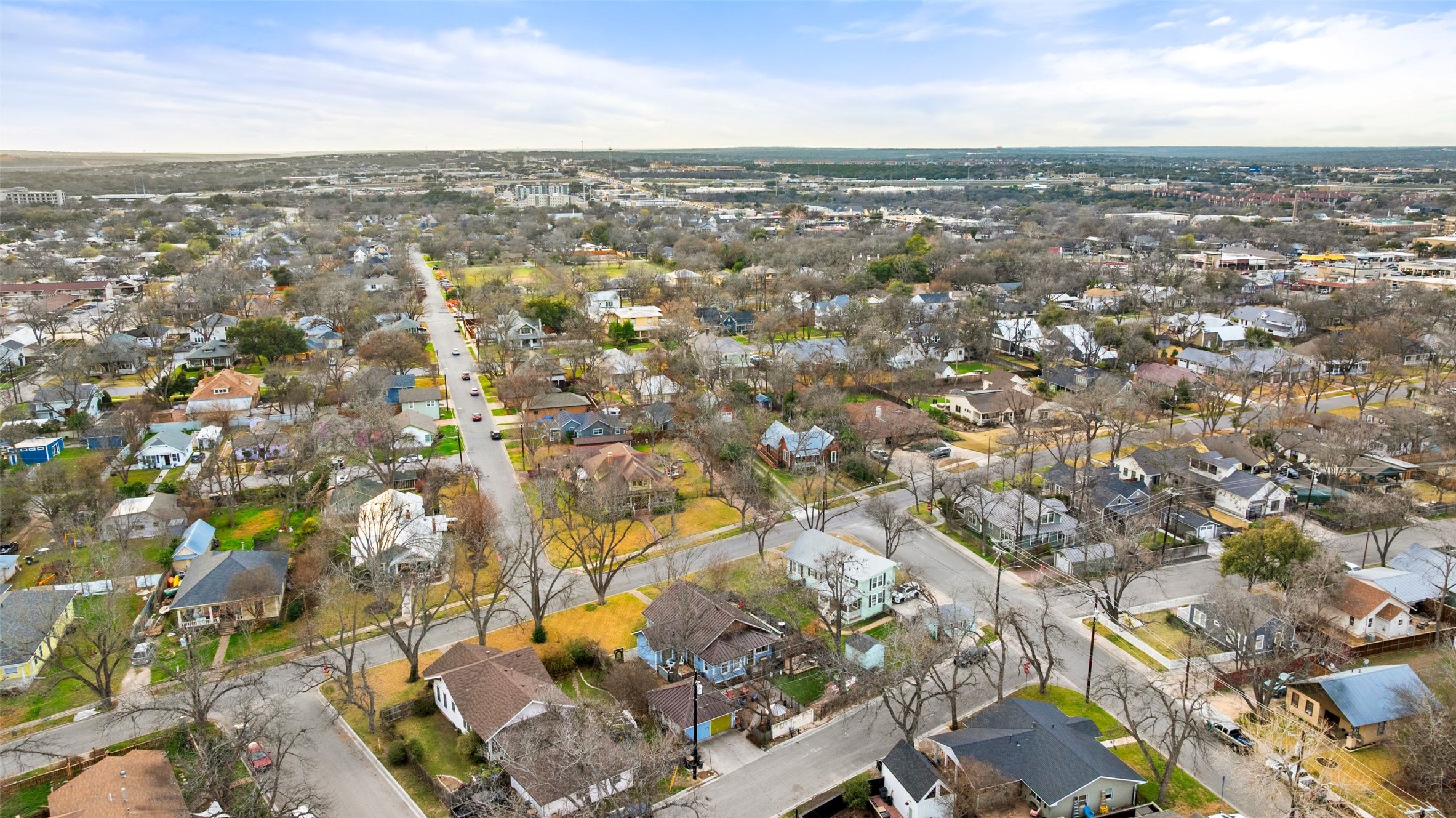 1507 South Church Street Georgetown, TX 78626 - Photo 40 of 40 an aerial view of residential building with parking space