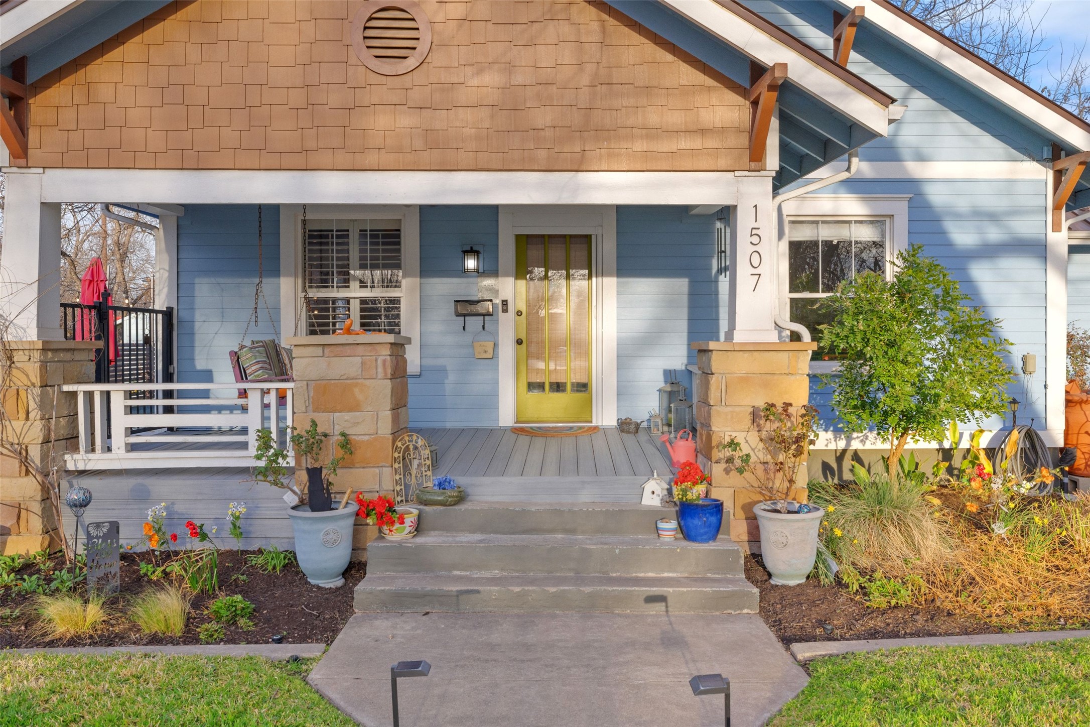 1507 South Church Street Georgetown, TX 78626 - Photo 7 of 40 a front view of a house with outdoor space
