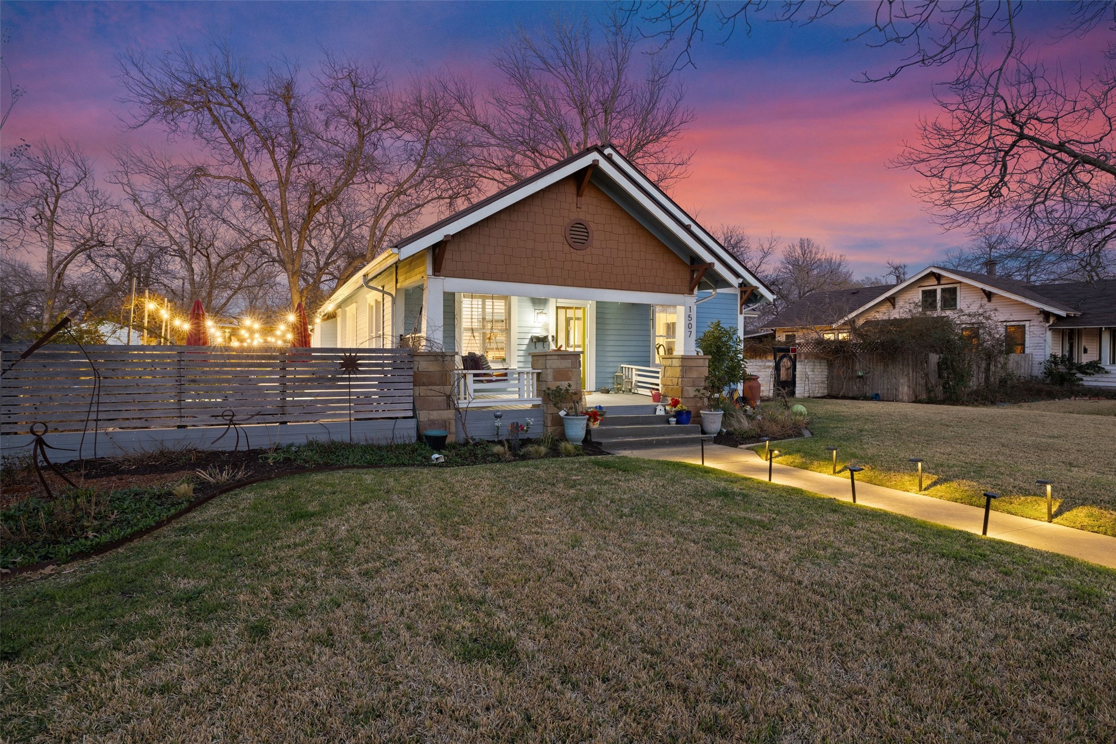1507 South Church Street Georgetown, TX 78626 - Photo 10 of 40 a view of a house with backyard and sitting area