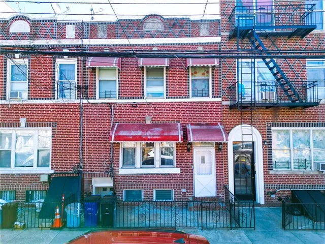 a front view of a multi story residential apartment building