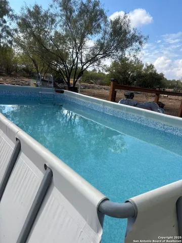 a night view of a yard