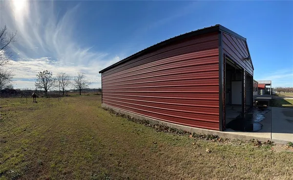 a house with a outdoor space