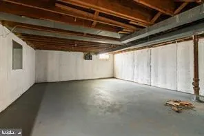 a view of room with stairs