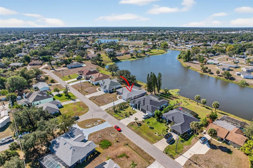 4541 Blueridge Street North Port, FL 34287 - Photo 47 of 52 an aerial view of a houses with an outdoor space and seating