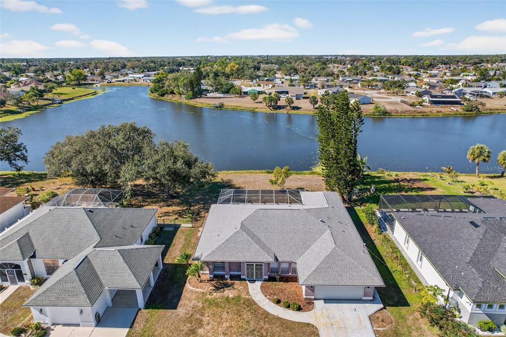 4541 Blueridge Street North Port, FL 34287 - Photo 48 of 52 an aerial view of a house with a ocean view