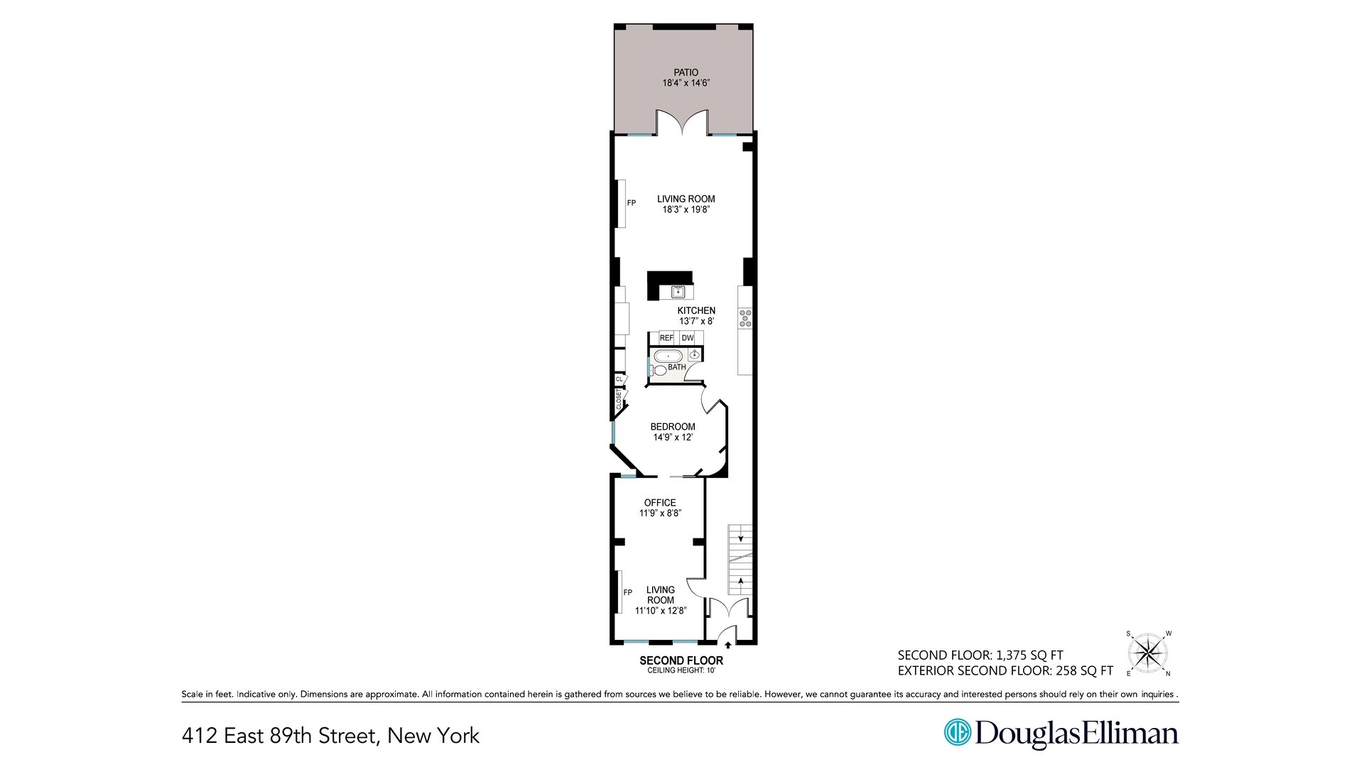 412 East 89th Street Manhattan, NY 10128 - Photo 23 of 25 a picture of a floor plan
