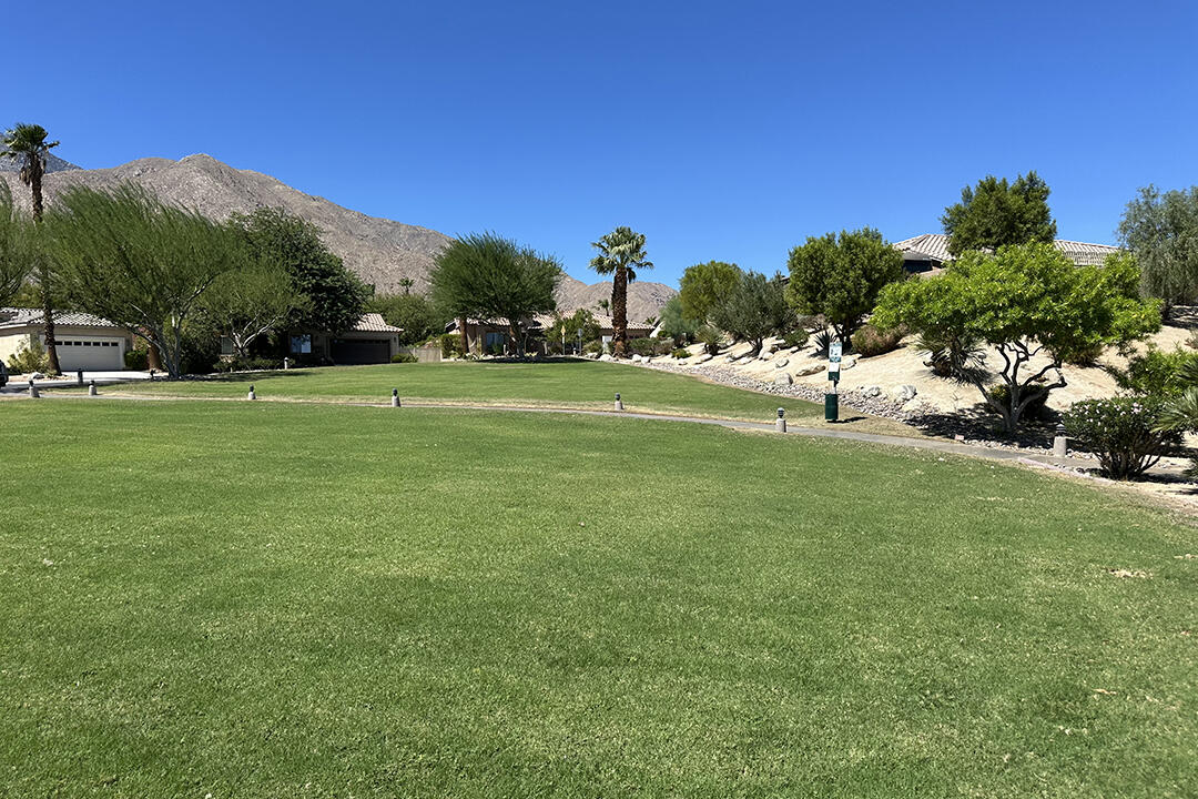 1280 Oro Ridge Palm Springs, CA 92262 - Photo 45 of 46 a view of a green field with trees in the background