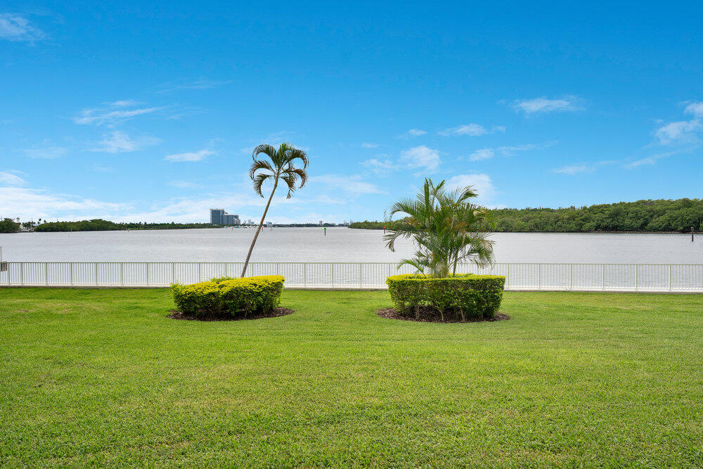 500 Bayview Drive, Unit 1521 Sunny Isles Beach, FL 33160 - Photo 20 of 31 a view of a garden with a lake
