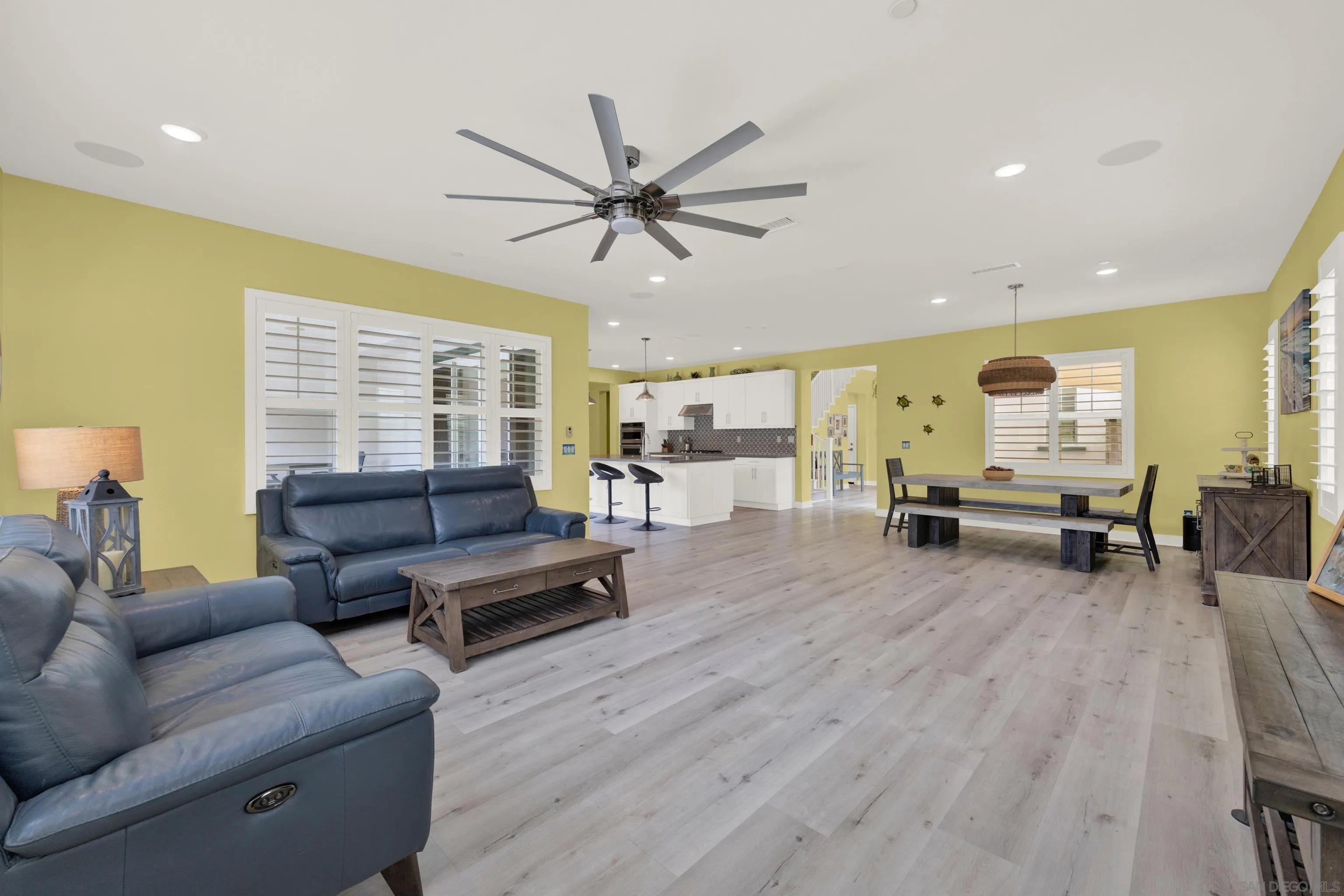 9108 West Bluff Place Santee, CA 92071 - Photo 30 of 72 a living room with furniture and a wooden floor