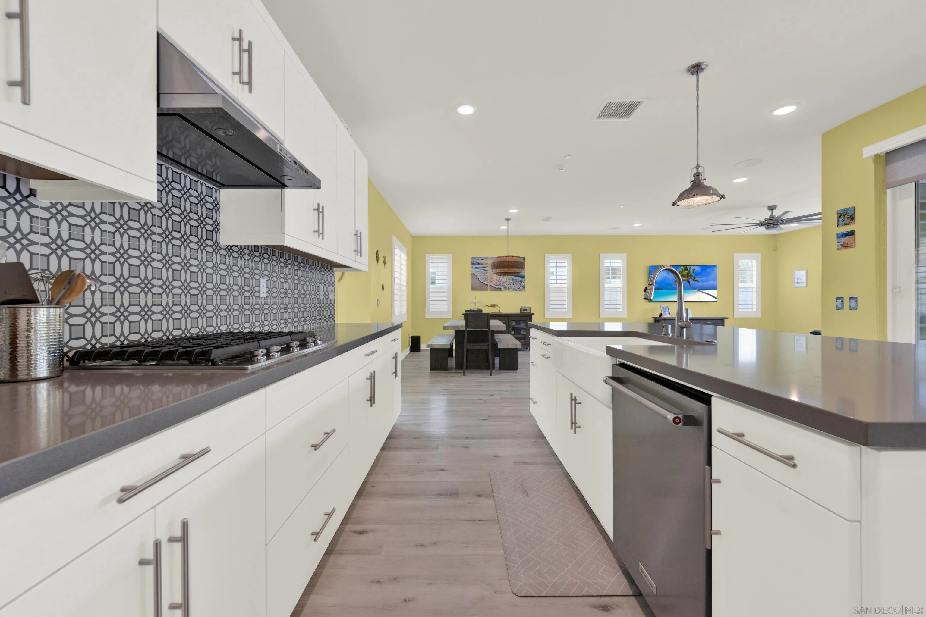 9108 West Bluff Place Santee, CA 92071 - Photo 34 of 72 a large kitchen with cabinets